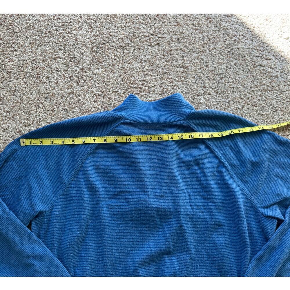 Vineyard Vines Mens sweater size XL, Blue Striped, 1/4 zip, Cotton - Picture 3 of 8